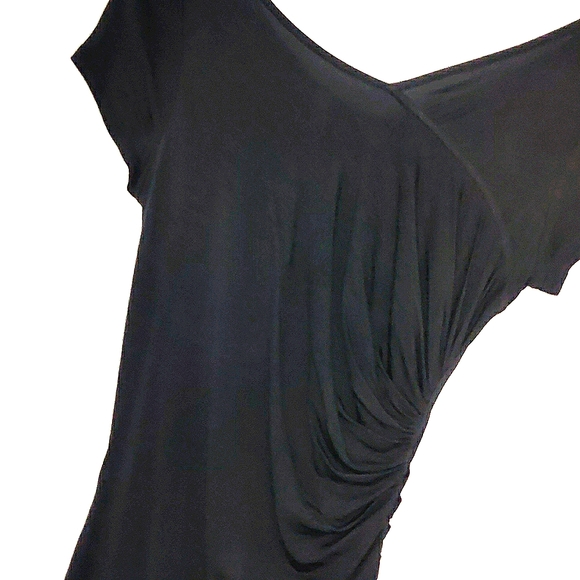 STEFANEL Grey fitted dress with silk lining - Picture 2 of 6